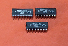Load image into Gallery viewer, S.U.R. &amp; R Tools KM555ID6 Analogue SN74LS42 IC/Microchip USSR 25 pcs
