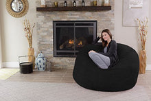 Load image into Gallery viewer, Chill Sack Bean Bag Chair: Giant 5&#39; Memory Foam Furniture Bean Bag - Big Sofa with Soft Micro Fiber Cover - Black
