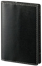 Load image into Gallery viewer, Raymay Fujii ZVN234B ZeitVektor Leather Memo Note with Card Holder, Black
