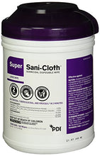 Load image into Gallery viewer, PDI-Q55172 Professional Disposables Surface Disinfectant Super Sani-Cloth Wipes, 160 Count - Purple
