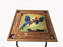 Load image into Gallery viewer, Gallos Domino Table with Dominican Republic Flag-dark Walnut
