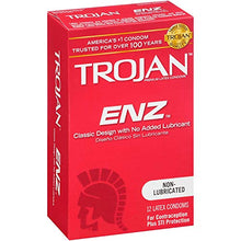 Load image into Gallery viewer, ENZ Non-Lubricated Condoms, 2 Boxes (12 Condoms)
