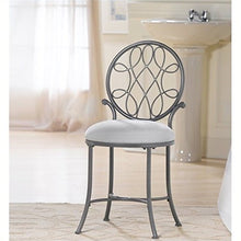 Load image into Gallery viewer, BOWERY HILL Vanity Stool in Gray
