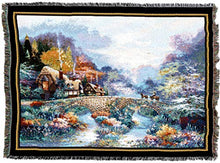 Load image into Gallery viewer, Going Home - James Lee - Cotton Woven Blanket Throw - Made in The USA (72x54)
