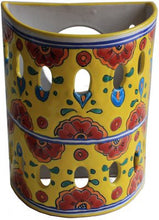 Load image into Gallery viewer, Fine Crafts Imports Canary Talavera Ceramic Sconce
