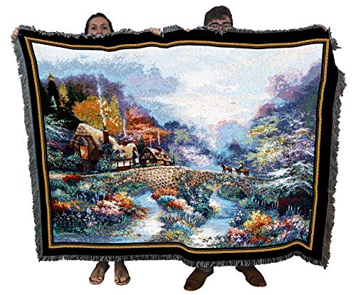 Going Home - James Lee - Cotton Woven Blanket Throw - Made in The USA (72x54)