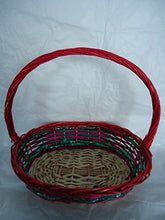 Load image into Gallery viewer, Multicolor Willow Basket with Handle
