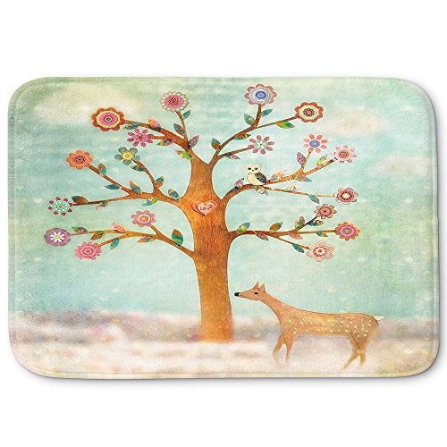 DiaNoche Designs Memory Foam Bath or Kitchen Mats by Sascalia - Daydream, Large 36 x 24 in
