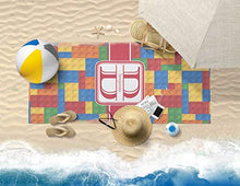 Load image into Gallery viewer, RNK Shops Building Blocks Beach Towel (Personalized)
