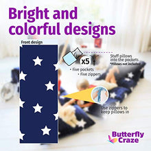 Load image into Gallery viewer, Butterfly Craze Floor Lounger Cover - Perfect for Pillow Recliners &amp; Kid Beds at a Sleepover or Slumber Party (Pillows not Included)
