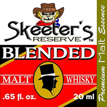 Load image into Gallery viewer, Barrel Aged Whiskey Making Kit - Create Your Own Blended Malt Whisky - The Outlaw Kit from Skeeter&#39;s Reserve Outlaw Gear - MADE BY American Oak Barrel (Natural Oak, Black Hoops, 2 Liter)
