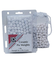 Load image into Gallery viewer, R&amp;M International 2723 Ceramic Pie Weights, 1 lb. with Mesh Storage Bag
