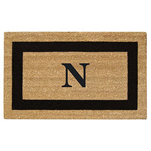 Load image into Gallery viewer, Nedia Home Monogrammed N Superscraper Single Picture Frame, 20&quot; x 36&quot;, Black
