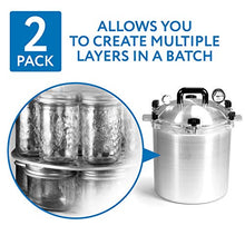 Load image into Gallery viewer, 2-Pack 11-Inch Pressure Cooker Canner Rack / Canning Rack for Pressure Canner - Stainless Steel - Compatible with Presto, All-American and More - By Impresa Products
