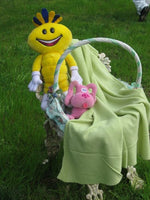 Cashmere Baby Blanket/Baby Blanket/Baby Blankets/Blanket/Baby Gift/Throw/Throws(Light Pistachio)