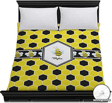 Load image into Gallery viewer, RNK Shops Honeycomb Duvet Cover - Full/Queen (Personalized)
