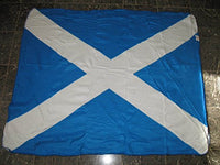 Lot of 2 Scotland St Andrews Cross Flag 50x60 inch Polar Fleece Blanket Throw Brand