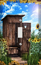 Load image into Gallery viewer, Sunflower Outhouse Switchplate - Switch Plate Cover
