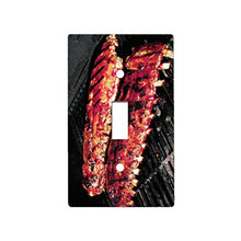 Load image into Gallery viewer, Grilling Bbq Ribs - Decor Single Switch Plate Cover Metal
