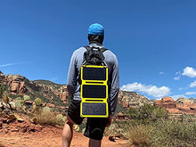 Load image into Gallery viewer, SunJack 25 Watt Foldable Weatherproof ETFE Monocrystalline Solar Panel Charger with USB-C and USB-A for Cell Phones, Tablets and Portable for Backpacking, Camping, Hiking and More
