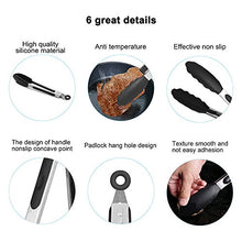 Load image into Gallery viewer, Kitchen Tongs,Set Of 3 7, 9, 12 Inch,Stainless Steel Cooking Tongs With Silicone Tips For Barbecue,C

