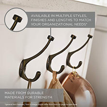 Load image into Gallery viewer, Franklin Brass Hammered Hook Wall Hooks 5-Pack, Oil Rubbed Bronze, FBHAMH5-OB2-C
