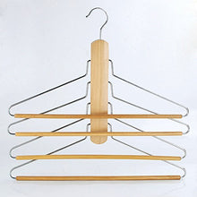 Load image into Gallery viewer, Estonia (3 Pieces/lot) Wood hangers,Trousers / Pants storage hanger (Original wood color)
