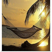 Load image into Gallery viewer, GREATBIGCANVAS Entitled Hammock at Sunset Poster Print, 60&quot; x 40&quot;, Multicolor
