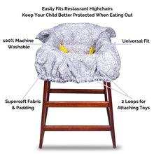 Load image into Gallery viewer, Suessie Shopping Cart Cover and High Chair Cover, Sweet Dreams
