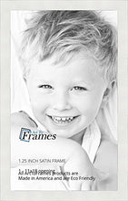 Load image into Gallery viewer, ArtToFrames 11x18 inch Satin White Frame Picture Frame, 2WOMFRBW26074-11x18
