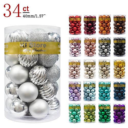 KI Store 34ct Christmas Ball Ornaments 1.57