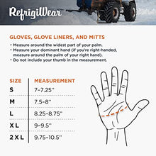 Load image into Gallery viewer, RefrigiWear Waterproof Fiberfill Insulated Tricot Lined High Dexterity Work Gloves (Black, Large)
