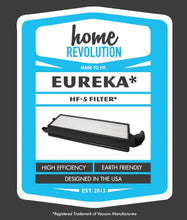 Load image into Gallery viewer, Eureka HF5 (HF-5) Vacuum Filter Washable Home Revolution Brand Replacement; Made to Fit Eureka HF-5 (HF5) Part # 61830 61830a, 61840 Crafted By Home Revolultion
