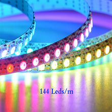 Load image into Gallery viewer, XUNATA Addressable Waterproof Flexible LED Strip Tape Lights SK6812 Mini 3535 144LEDs/m DC5V(2M, Waterproof IP67)

