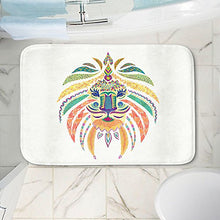 Load image into Gallery viewer, DiaNoche Designs Memory Foam Bath or Kitchen Mats by Pom Graphic Design - Whimsical Lion, Large 36 x 24 in
