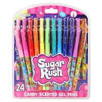 Sugar Rush Candy Scented Glitter Gel Pens for Kids, 24 Count, (42062-2)