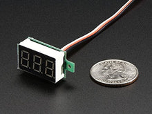 Load image into Gallery viewer, ADAFRUIT INDUSTRIES 705 MINI 3-WIRE VOLT METER 0 TO 99.9 VDC (1 piece)
