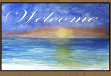 Load image into Gallery viewer, Welcome Beach Area Rug Floor Mat (24 x 36)
