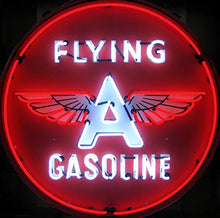 Load image into Gallery viewer, Flying a Gasoline 36-Inch Neon Sign in Metal Can

