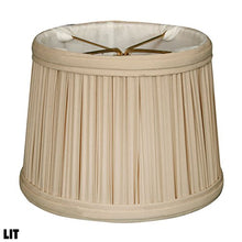 Load image into Gallery viewer, &quot;Royal Designs Empire Clip on Chandelier Lamp Shade, White, 2&quot;&quot; x 3.5&quot;&quot; x 3.5&quot;&quot;&quot;, Beige (CS-213BG-6)

