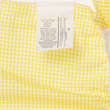 Load image into Gallery viewer, Baby Doll Gingham/Eyelet Patchwork Crib Skirt/Dust Ruffle, Yellow
