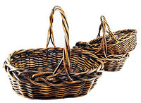 TopherTrading TOPOT Set of 3 Nursery Basket (Brown)