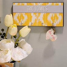 Load image into Gallery viewer, YouCustomizeIt School Bus Key Hanger w/ 4 Hooks w/Name or Text
