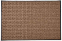 Kempf Water Retainer Entrance Mat, Indoor Outdoor Rubber Rug, Moisture Trapping, Absorbent Mat (4' X 6', Brown)