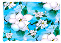 Magnolias Floral Garden Beach Towel From My Art