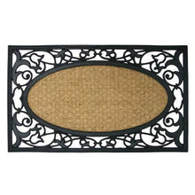 Load image into Gallery viewer, Rubber-Cal &quot;Celtic Sea Outdoor Coco Coir Decorative Rubber Doormat, 18 x 30-Inch

