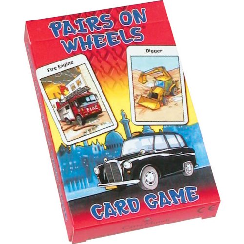 Tobar Pairs on Wheels - Family Fun Playing Cards, Classic