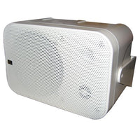 Poly-Planar B0X 200W White Waterproof Full Size Box Speakers Pair