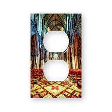 Load image into Gallery viewer, St Patricks Cathedral Dublin - Decor Double Switch Plate Cover Metal

