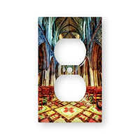 St Patricks Cathedral Dublin - Decor Double Switch Plate Cover Metal